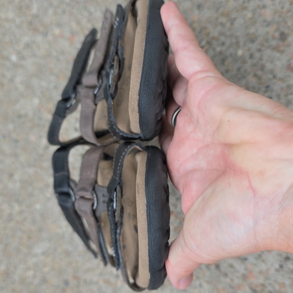 Taos Tribute 2 Leather Strappy Slip On Sandals Size 8 - Picture 4 of 8